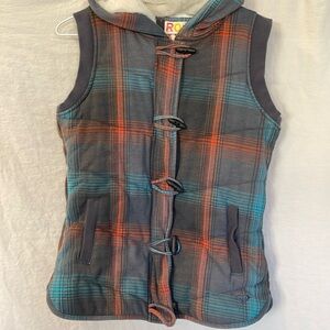 Roxy Vest with Faux Fur Hood